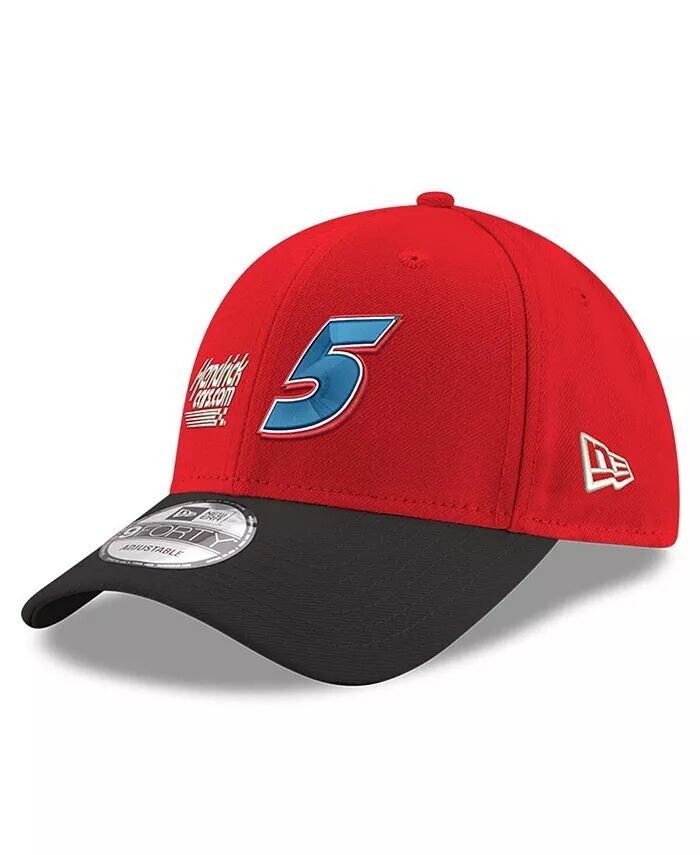 

Мужская ярко-черная регулируемая шляпа Kyle Larson Double Whammy 9Fifty Snapback New Era