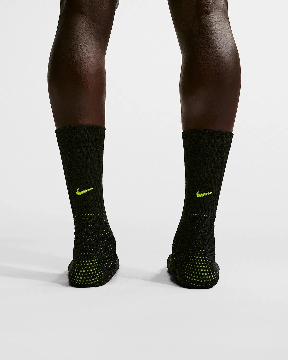 Dri-FIT ADV Cushioned Crew Socks (1 пара) Nike Unicorn, Black/Volt/Volt — фото 3