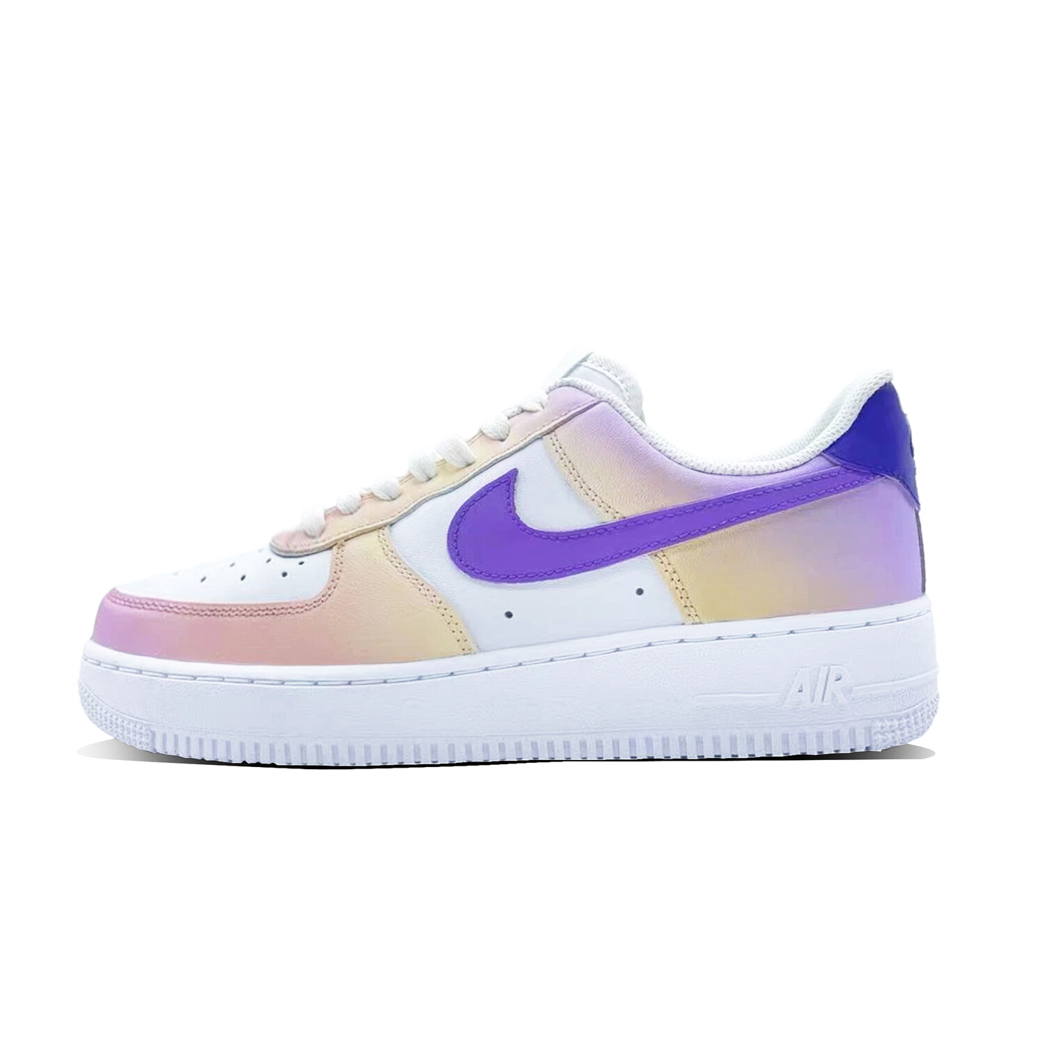

Кроссовки Nike Air Force 1 Skateboarding Shoes Women's Low-top Purple, фиолетовый