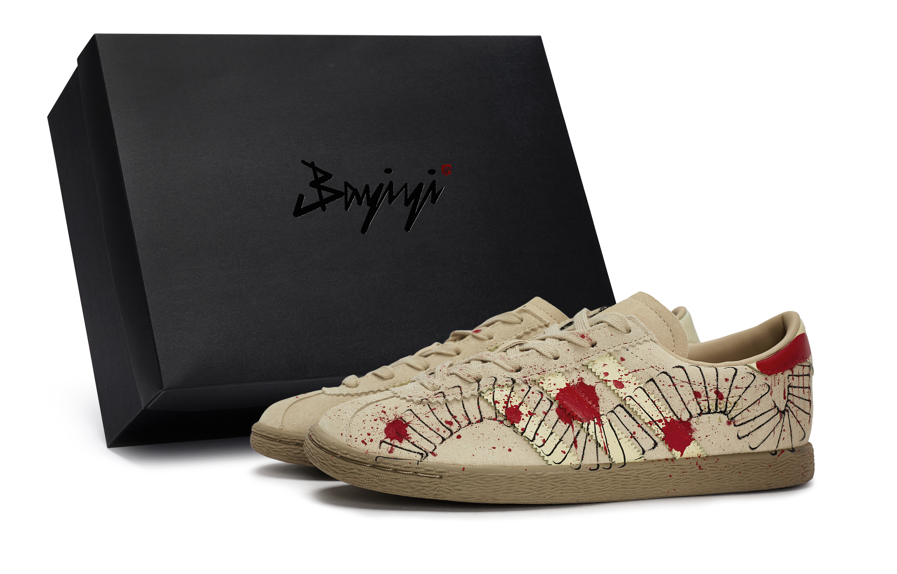 

Adidas Originals Кроссовки мужские Stadt German Army Low Top, черно-красные