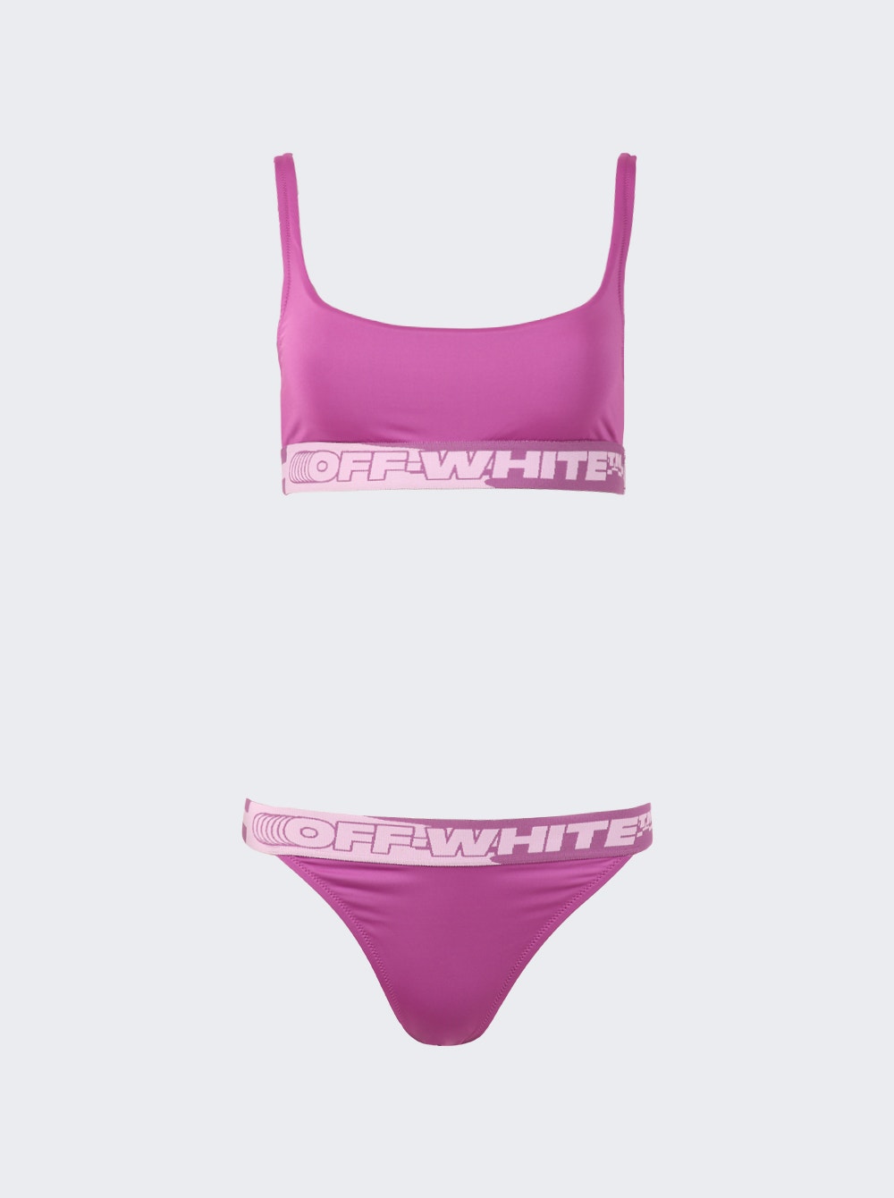 

Бикини с логотипом Off-White, розовый