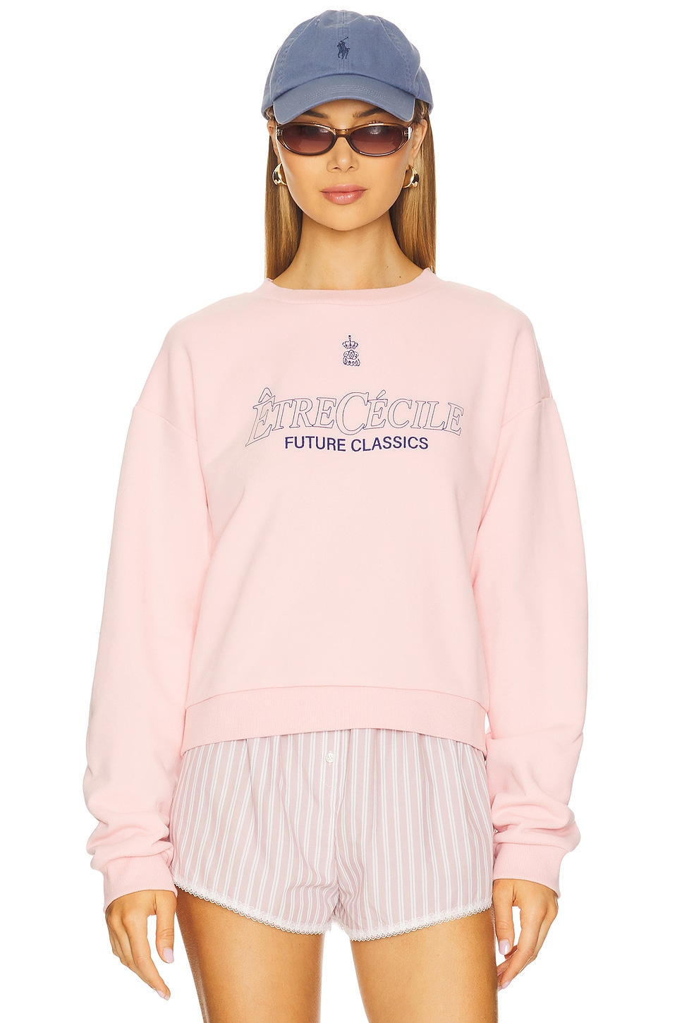 

Классический свитшот Future classics Etre Cecile, pink washed