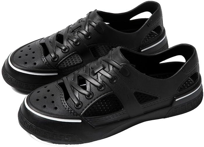 

Мужские садовые сабо, повседневные шлепанцы, быстро сохнущие сандалии, летние противоскользящие пляжные туфли Odipon, черный