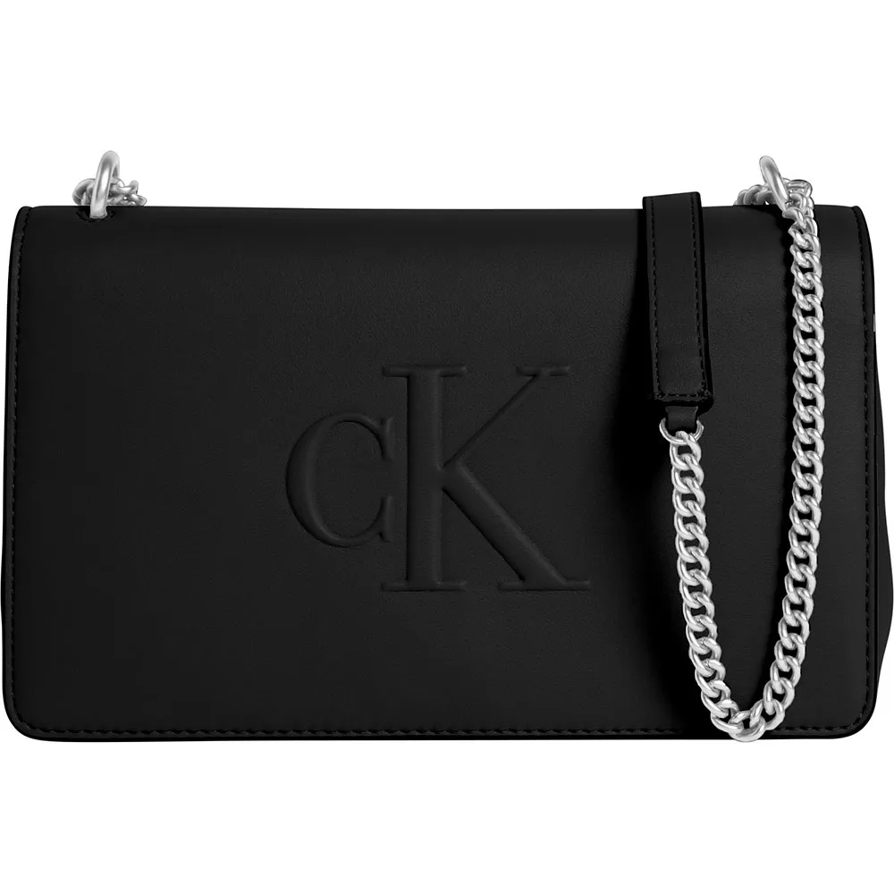 

Сумка через плечо Calvin Klein Jeans Sculpted EW Flap, черный