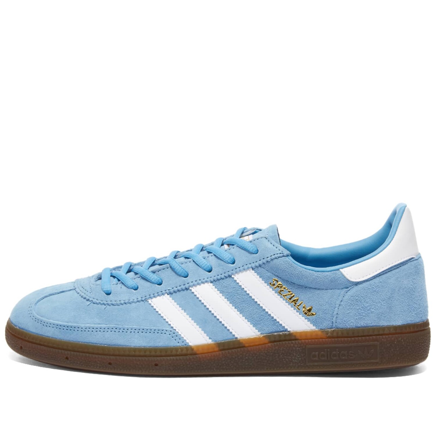 Кроссовки Adidas Handball Spzl, цвет Light Blue, White & Gum — фото 2