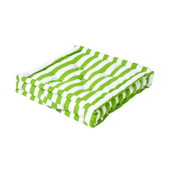 

Подушка на сиденье Homescapes Breite Streifen, 50x10x50 см, зеленый