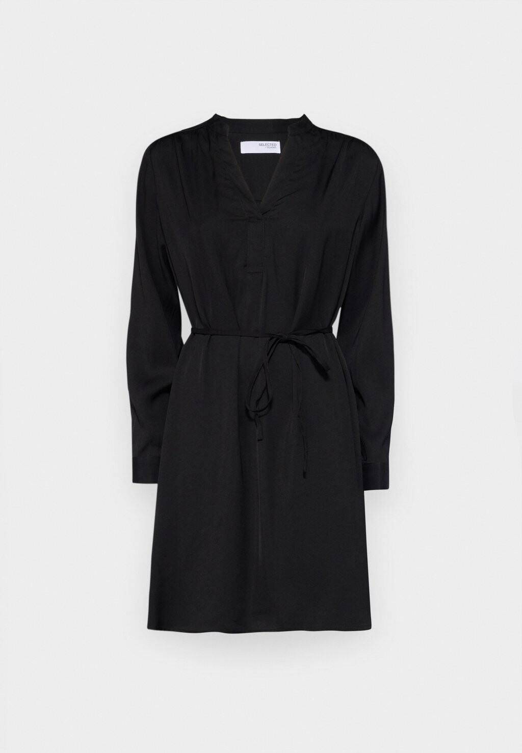 

Дневное платье SLFMADDI V-NECK SHORT DRESS Selected, черный