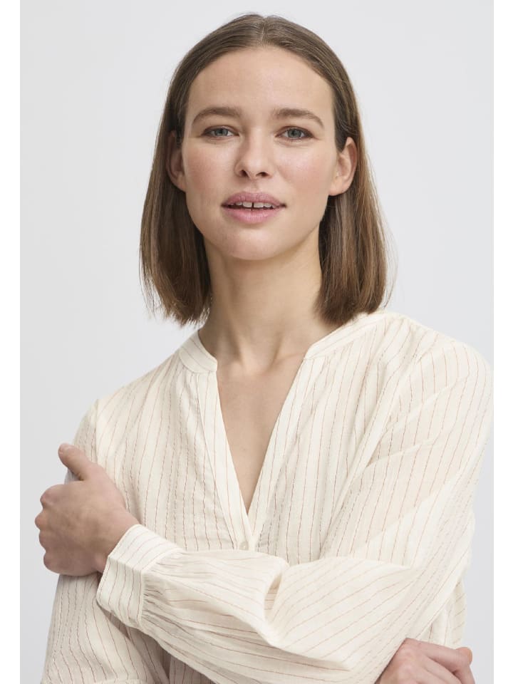 

Рубашка с длинными рукавами BYHIGLITTER, стандартный крой, розовое золото b. young