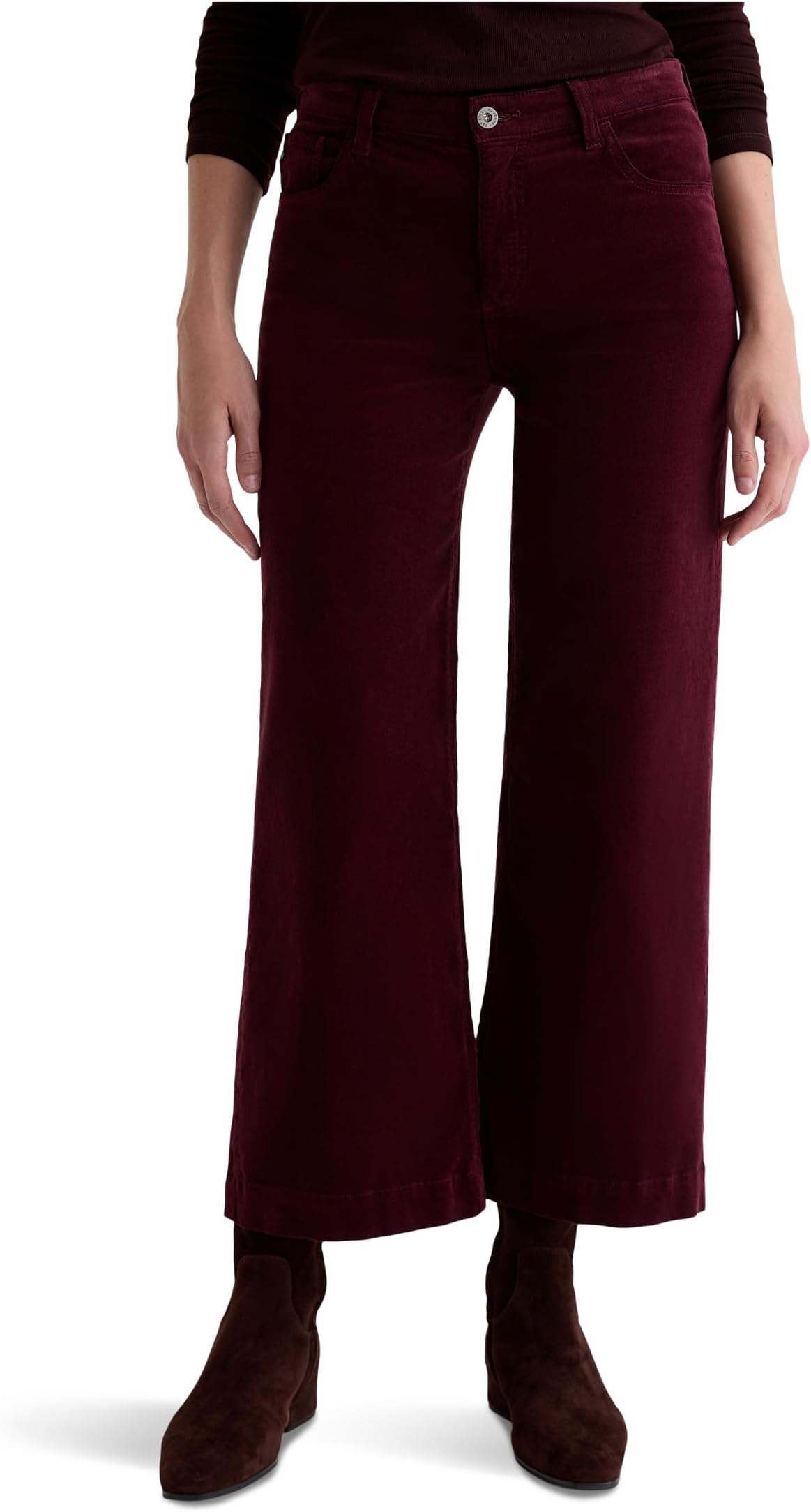 

Женские укороченные брюки Saige средней посадки с широкими штанинами в стиле Winery AG Jeans, Winery