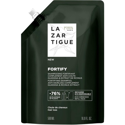 

Шампунь Fortify Hair Loss Shampoo Botanical and Vegan Natural Sulfate Free Shampoo Укрепляет волосы, стимулирует рост 500 мл Lazartigue