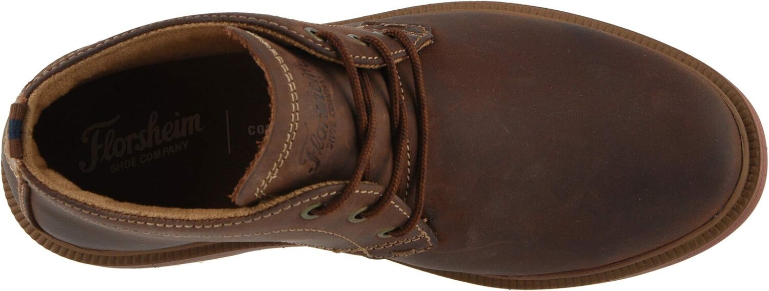 Ботинки Supacush Chukka, Jr. Florsheim, цвет Brown Crazy Horse/Brick Sole — фото 2