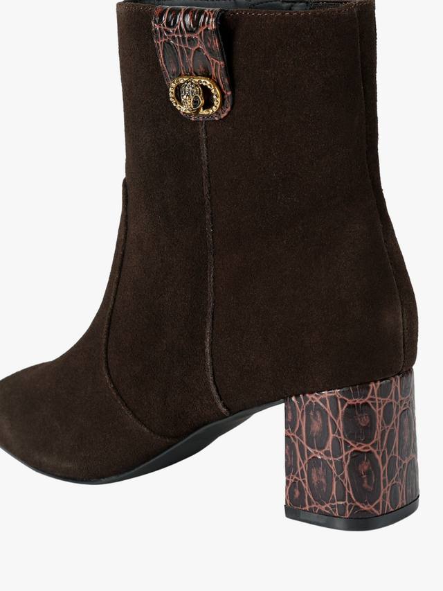 Челси ботинки с отделкой на щиколотке Kurt Geiger London, Brown — фото 3