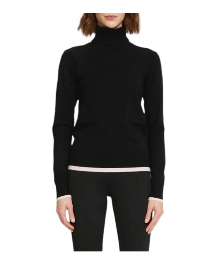 

Свитер с высоким воротником Silvian Heach, черный