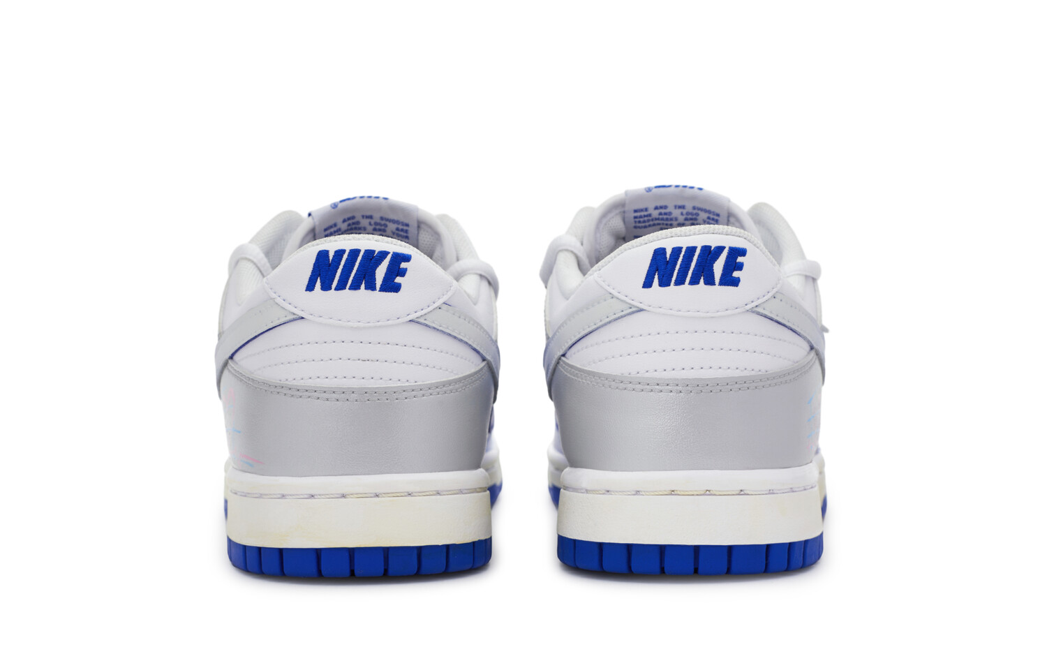 

Мужские кроссовки для скейтбординга Nike Dunk, Blue and white silver