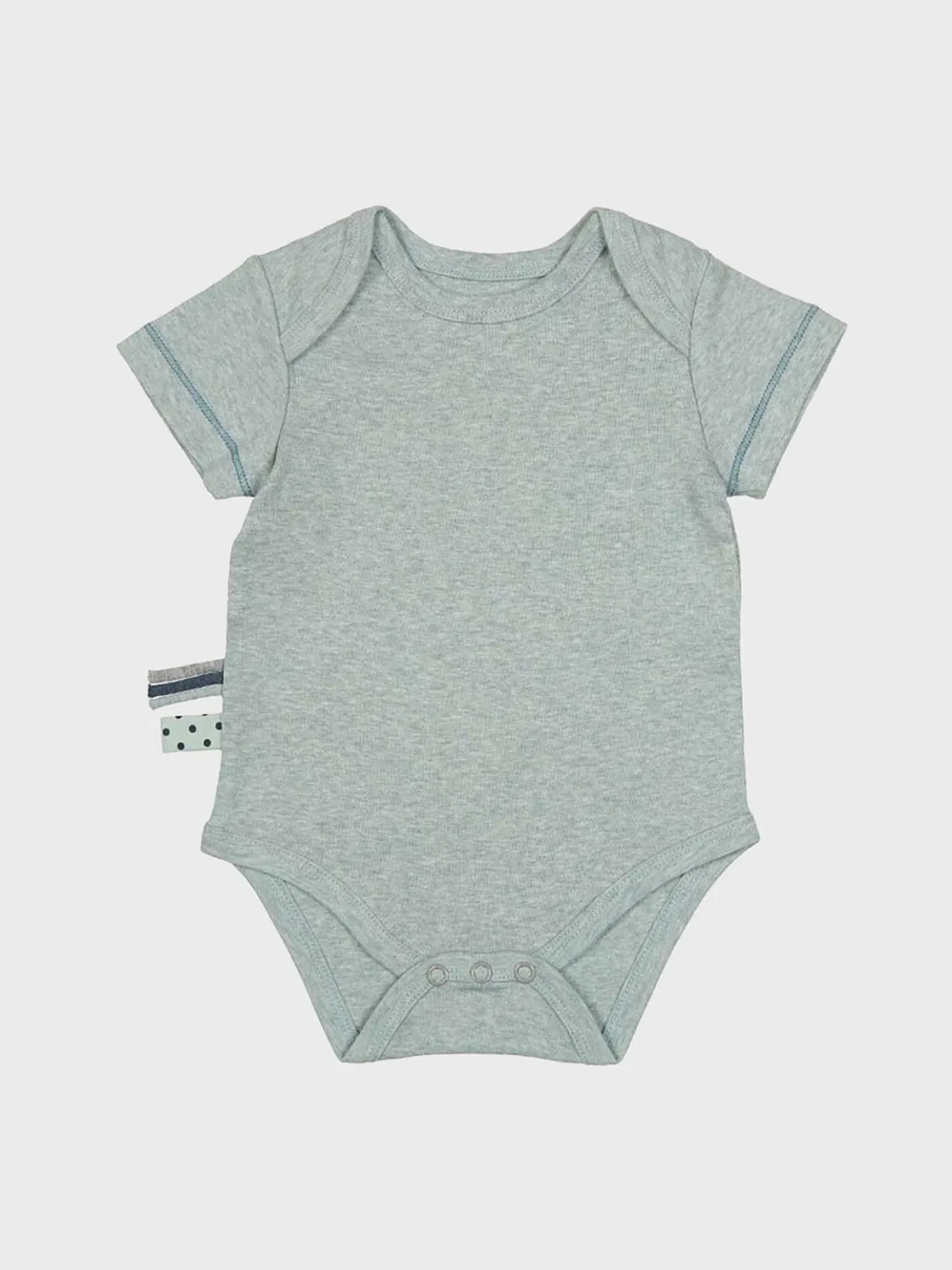 Комбинезон/боди 'OrganicEra Organic Baby S/S Bodysuit' Organicera, Grey