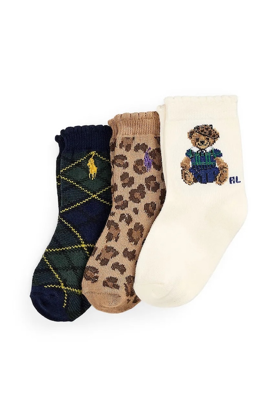 

3 пары детских носков Polo Ralph Lauren, темно-синий