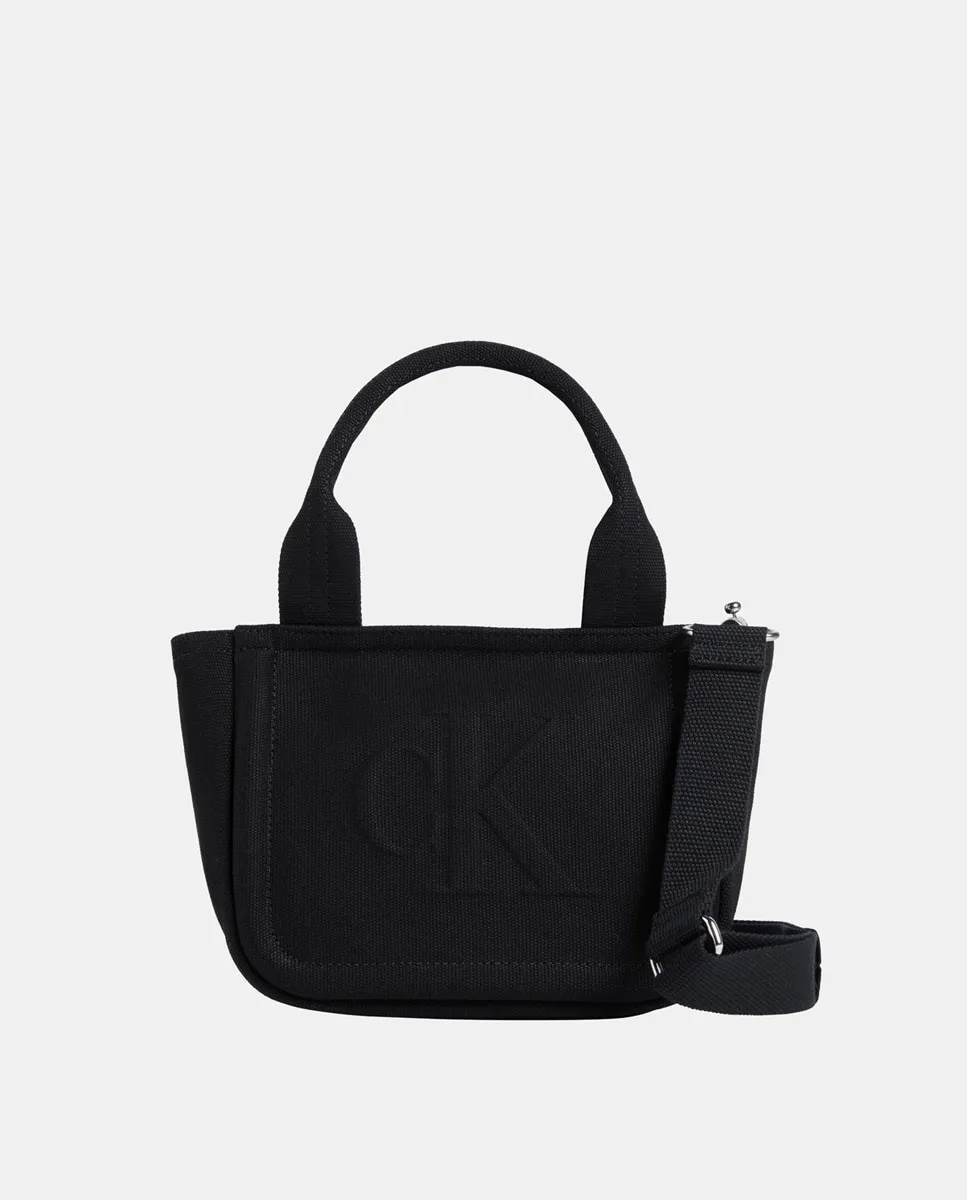 

Маленькая холщовая сумка Calvin Klein, черный