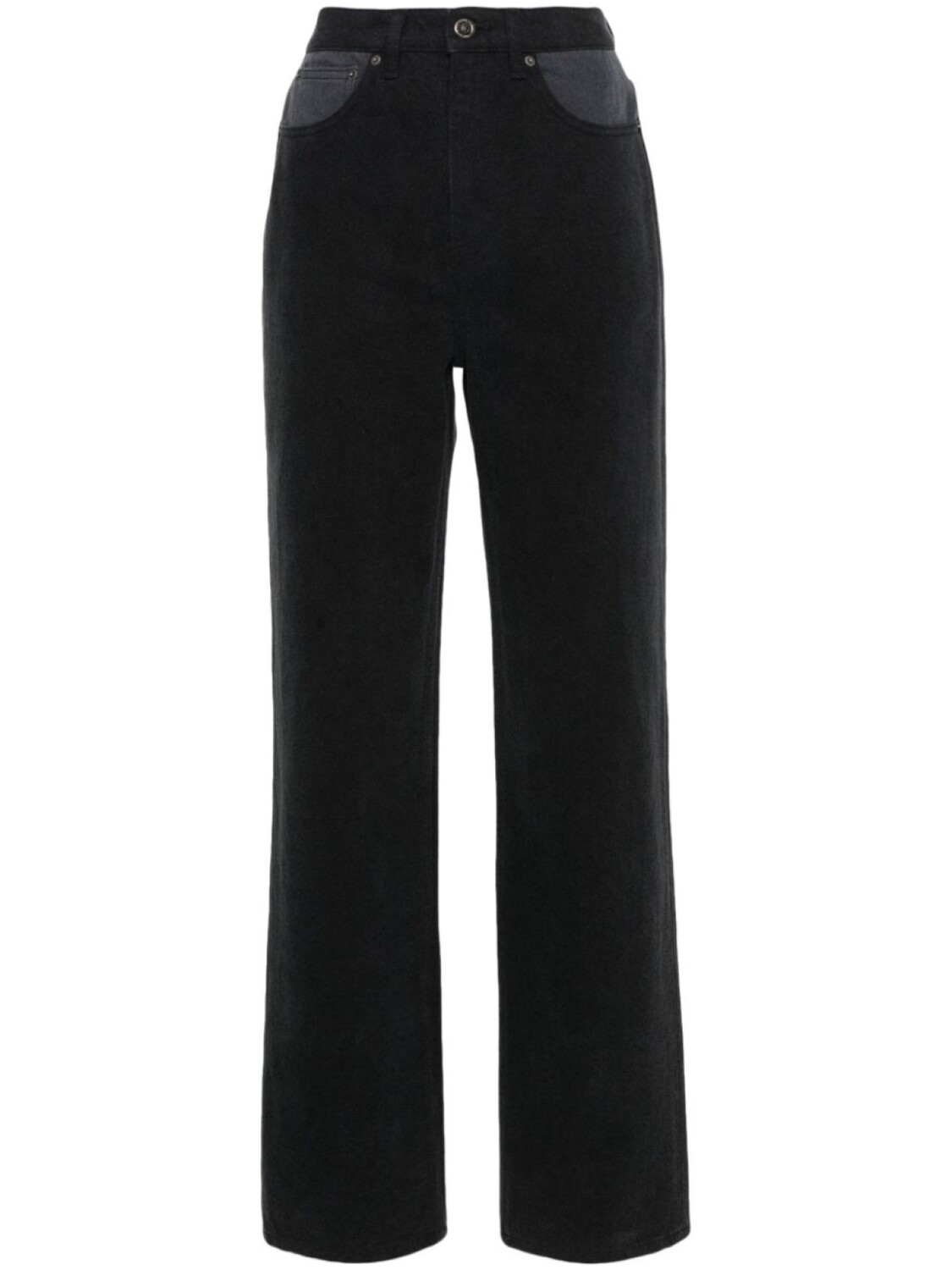 

ROTATE BIRGER CHRISTENSEN зауженные джинсы в двух тонах, черный