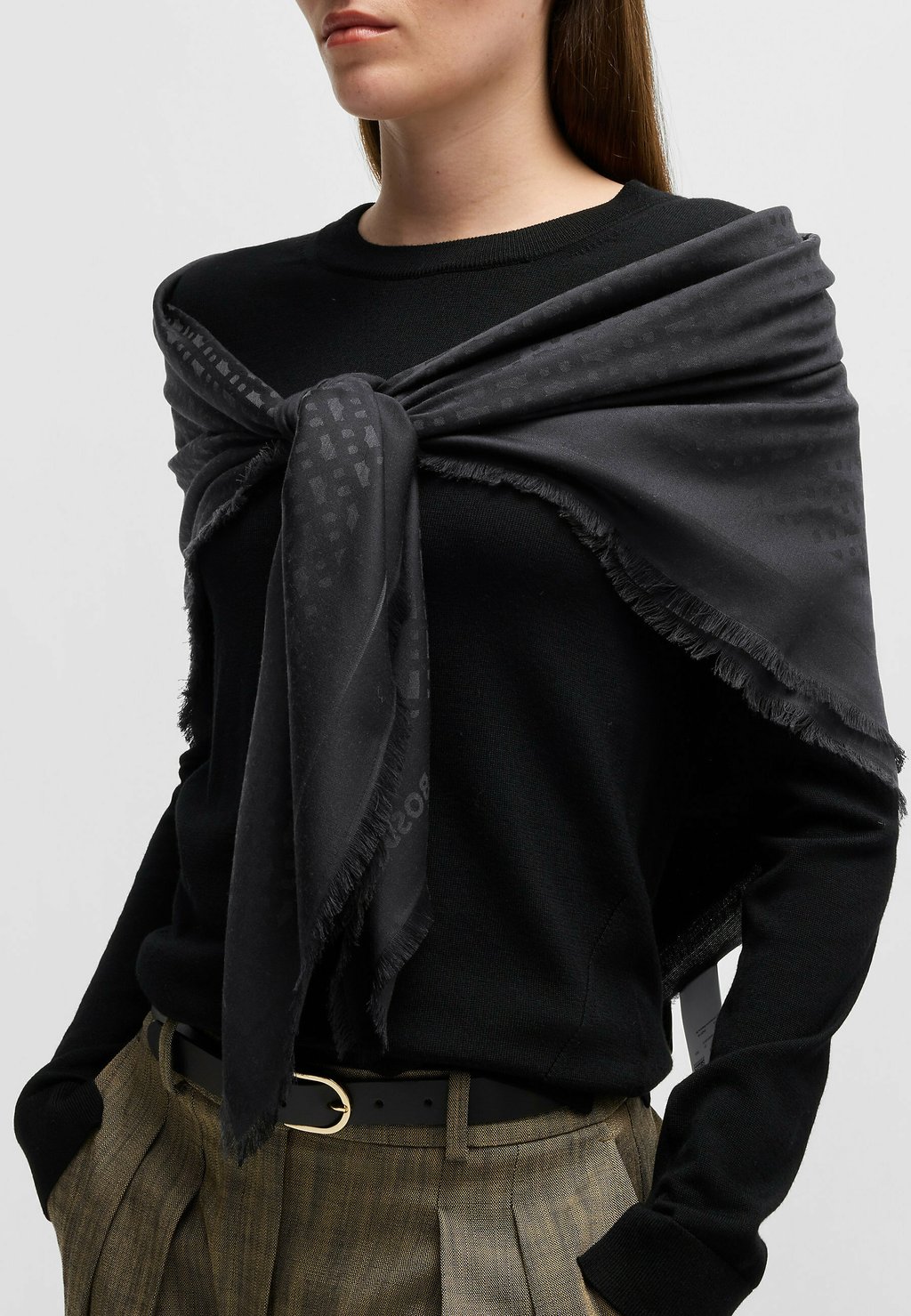 

Шарф LEDONIA BOSS, черный
