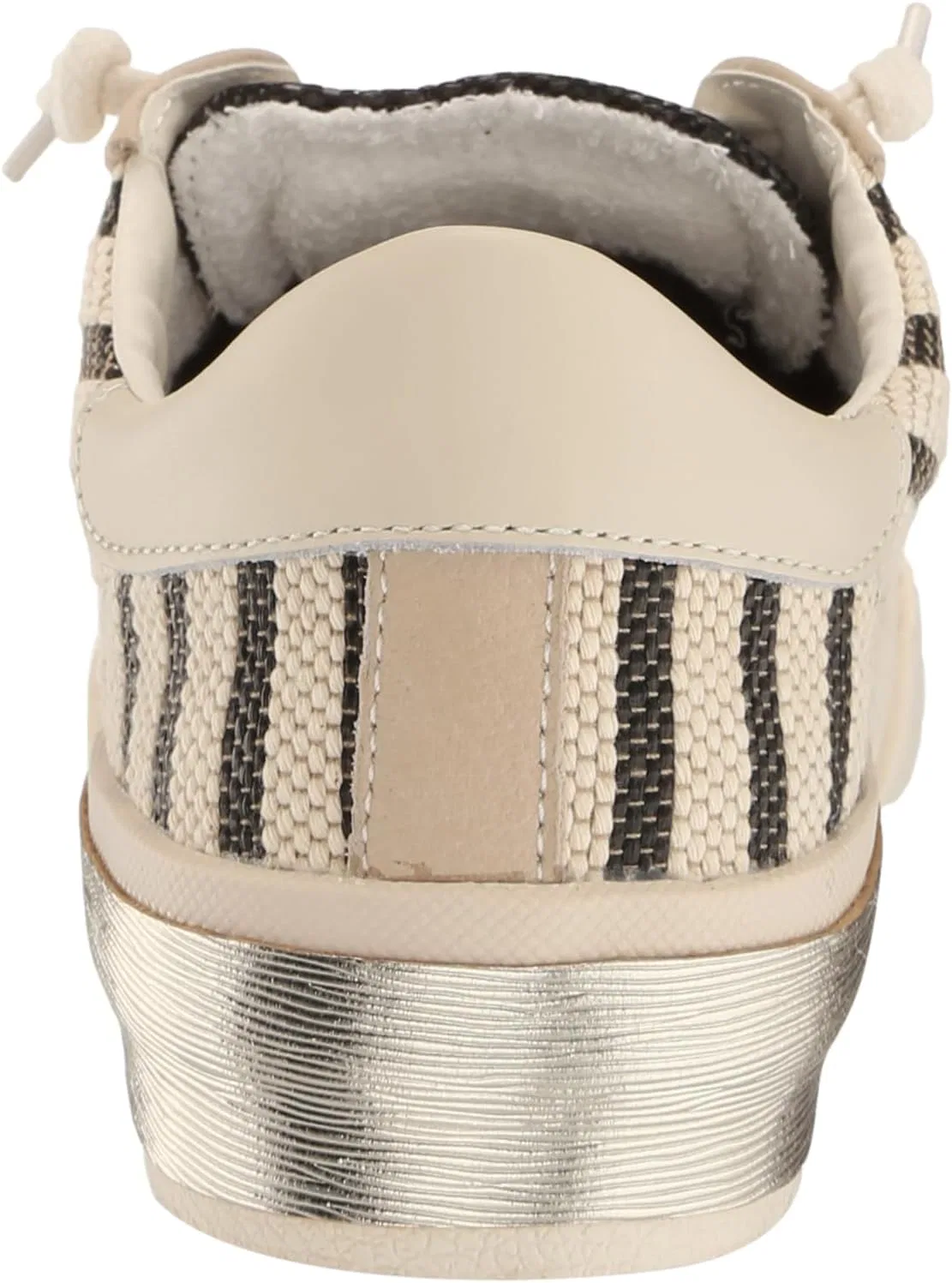 Женские кроссовки Dolce Vita Zina Patch, Raffia In Black Beige — фото 3
