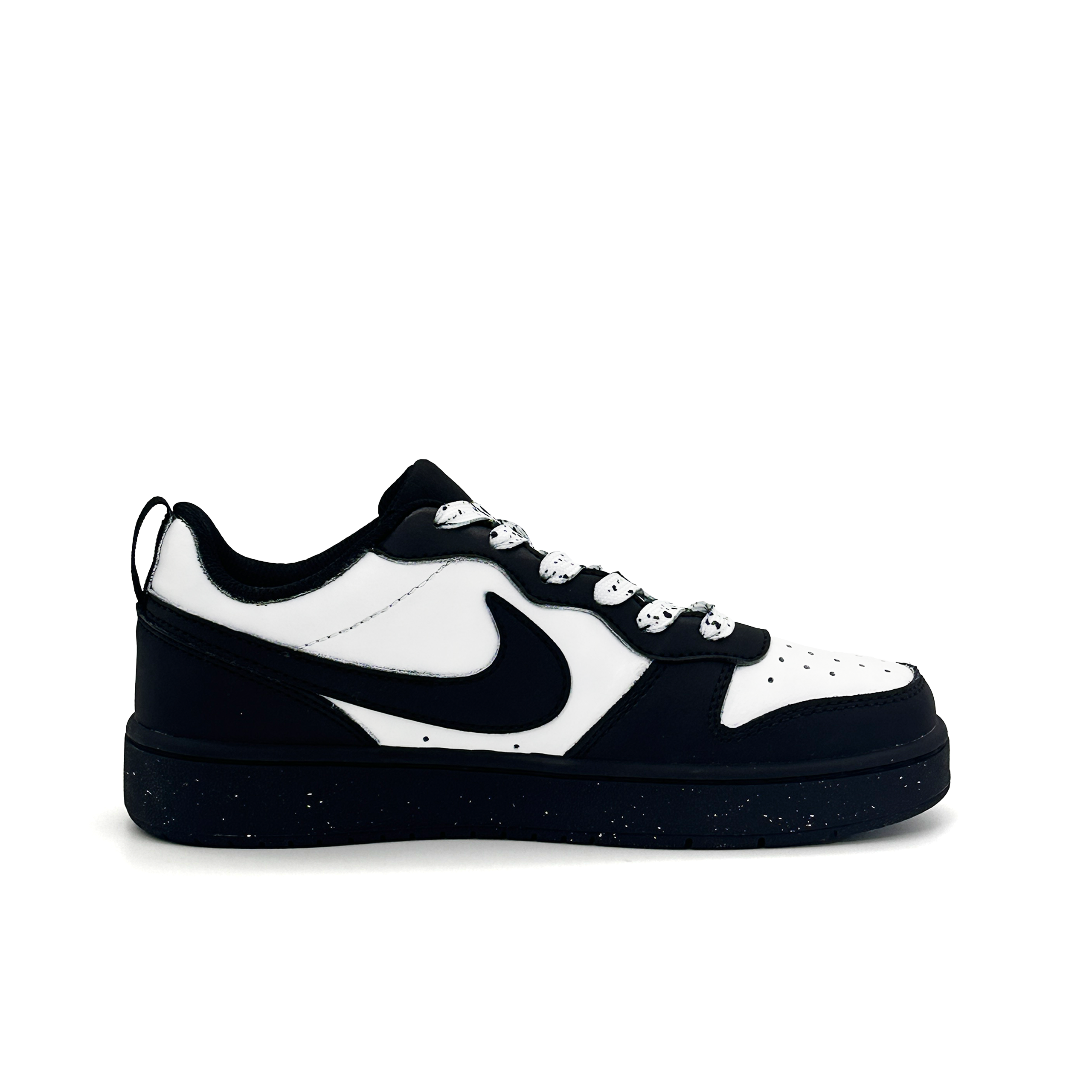 Nike Court Borough Dazzling Milk Dog Slip Resistant Low top Kids' Skateboarding Shoes Black Teenagers — фото 3