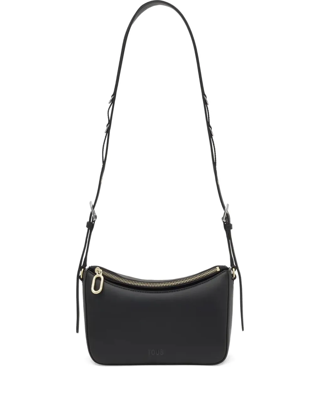 

Сумка-сиделка с тисненным логотипом Tous, черный