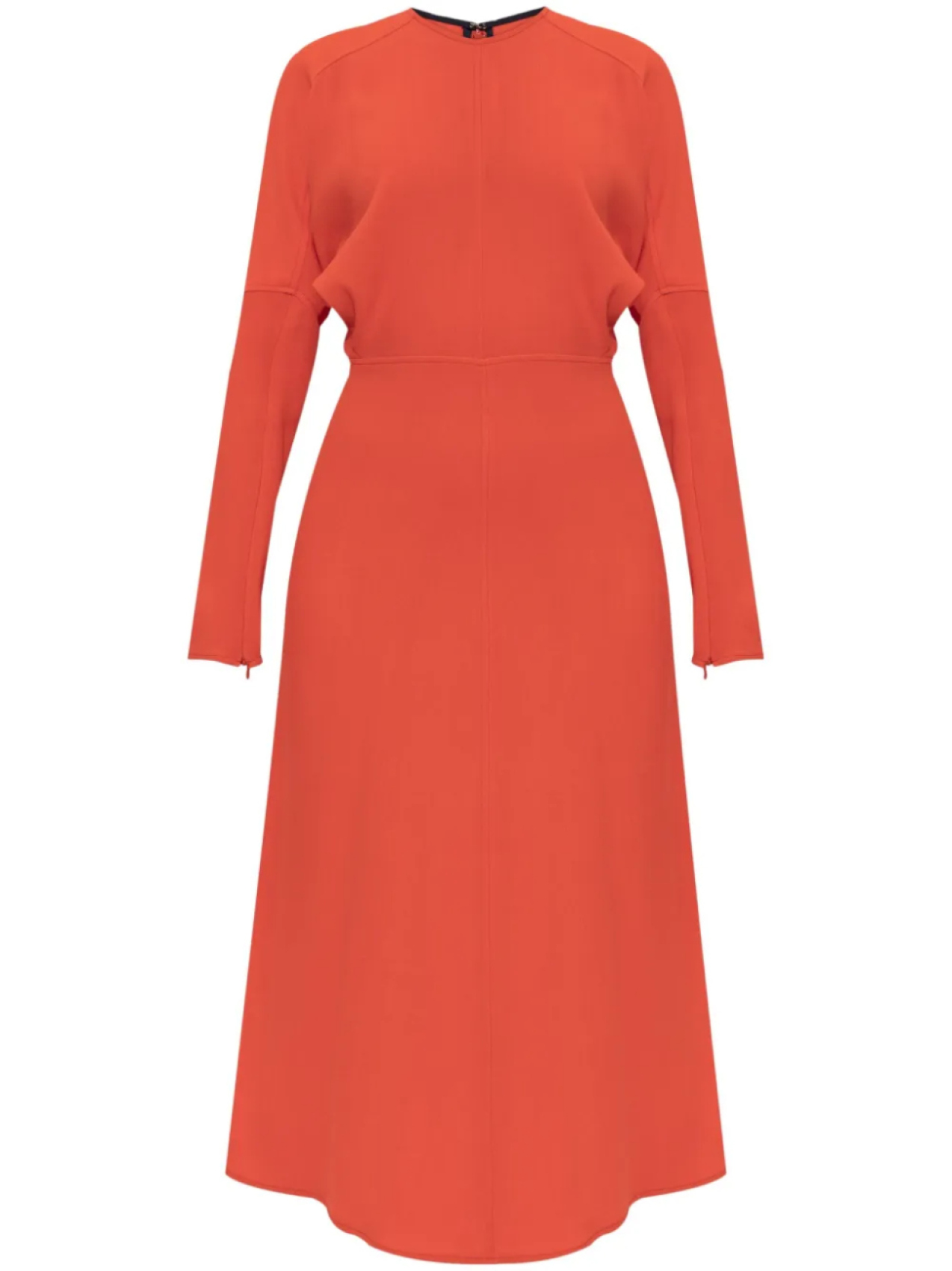 

Платье Victoria Beckham из смесовой шерсти, оранжевый