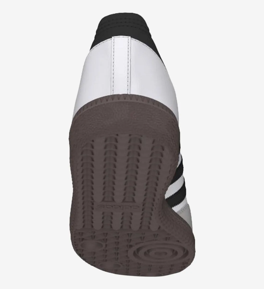 Низкие кеды Samba OG из кожи Adidas Originals, белый — фото 3