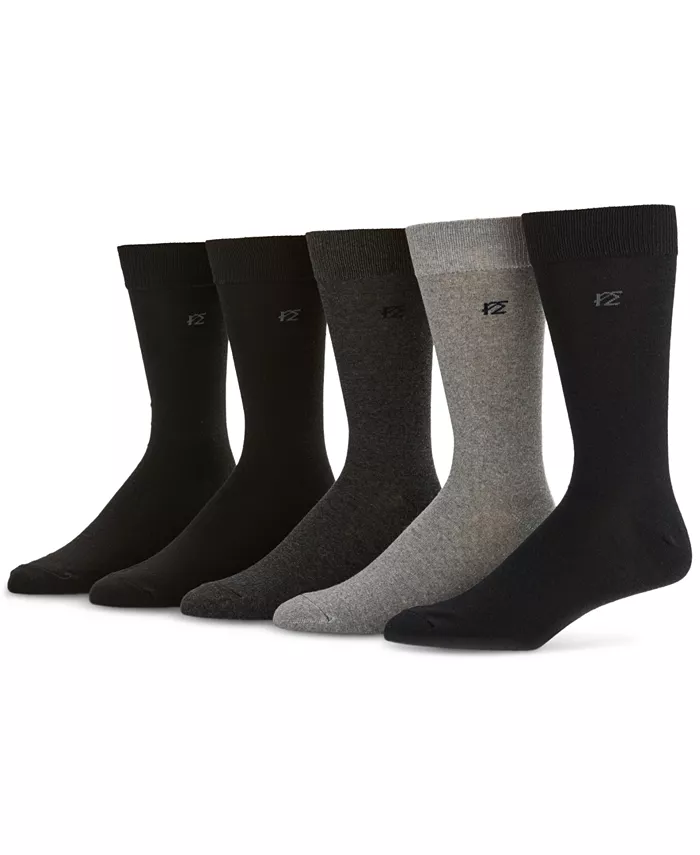 

Мужские носки с плоской вязкой, 5 шт Perry Ellis Portfolio, мультиколор