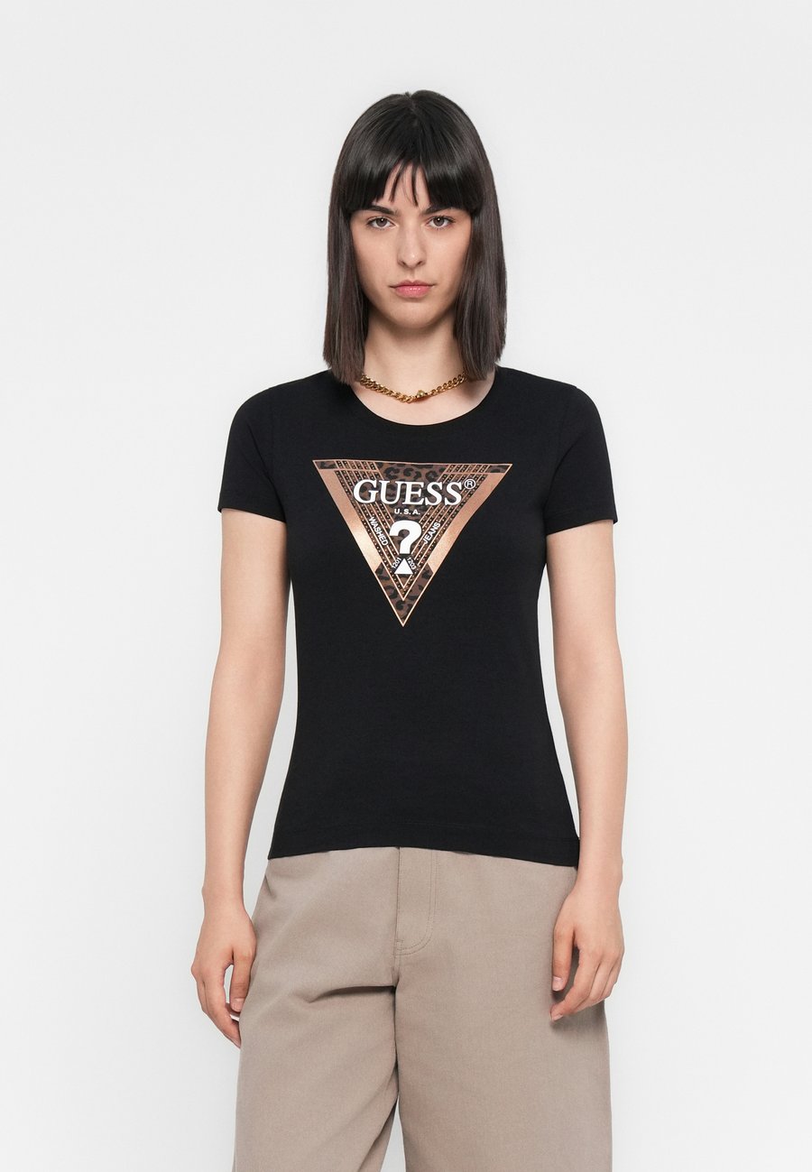 

Футболка Guess LEO TRIANGLE TEE, Jet Black/Black