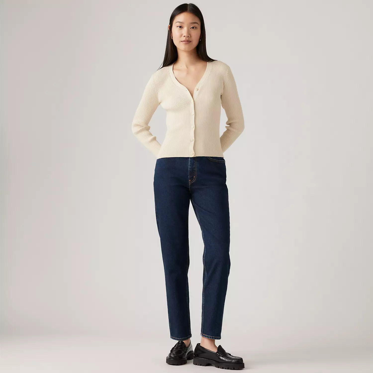 

Женские джинсы мамы 80-х годов Levi's, цвет Eroded Way - Dark Wash