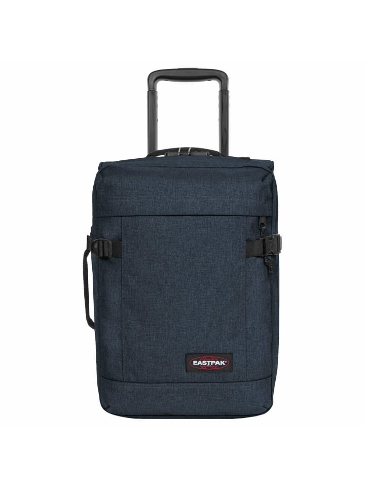 

Eastpak Tranverz - Дорожная сумка на колесах 45 см XXS (цвет: бирюзовый, пальмовый, темно-синий) из тройного денима