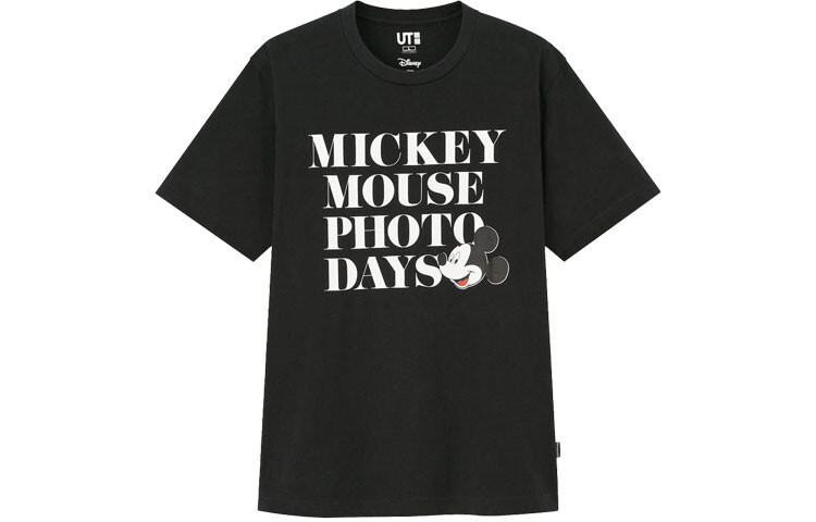 

UNIQLO Футболка унисекс, цвет Black