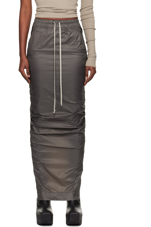 

Rick Owens Drkshdw Серая юбка-макси в стиле «Конкорданс»