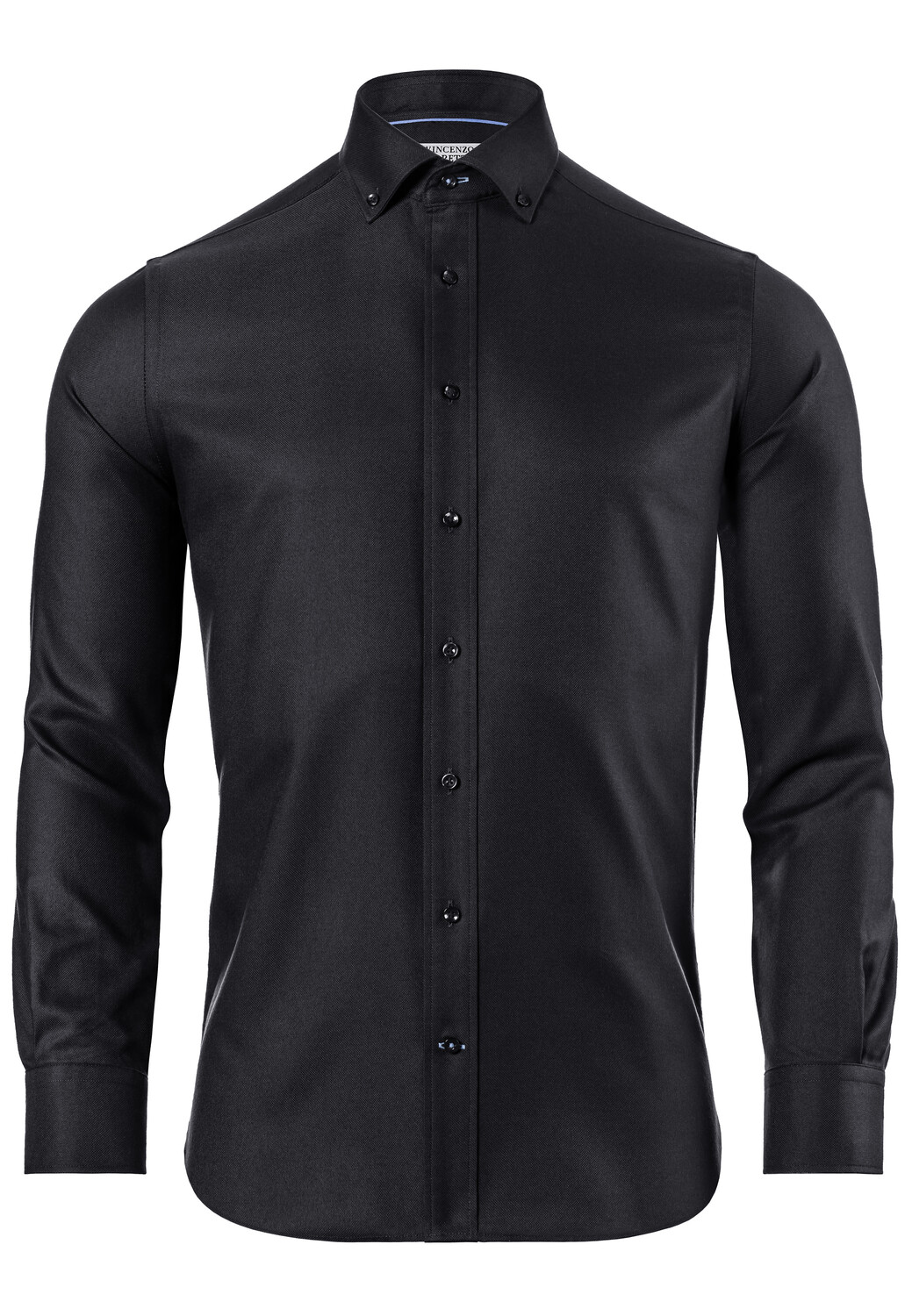 

Рубашка Vincenzo Boretti gerader Schnitt, черный