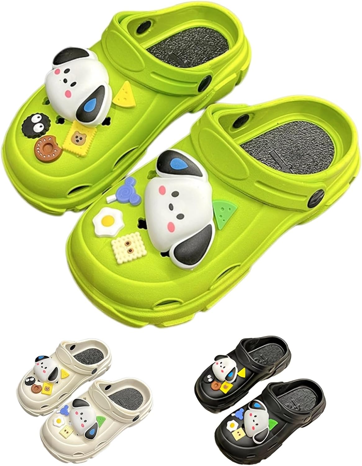 

Милые тапочки с щенком Тапочки для женщин и мужчин Мягкие домашние тапочки с удобной ноской для дома и улицы Креативные подарки носить пляжные тапочки для женщин как милый подарок Sourmei, зеленый
