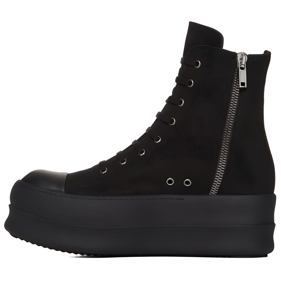 

Rick Owens DRKSHDW Высокие мужские туфли для скейтбординга, черные