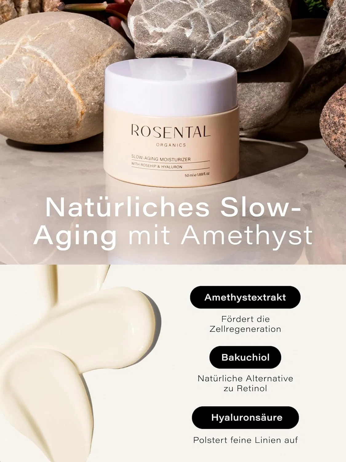 Антивозрастной увлажняющий крем «Slow Aging» от Rosental Organics Rosental — фото 3