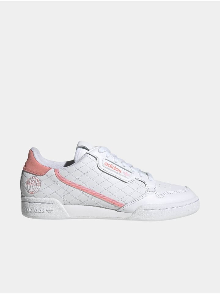 

Кроссовки на шнуровке adidas, цвет footwear white/glow pink