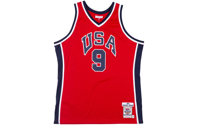 

Mitchell Ness Баскетбольная майка мужская красная