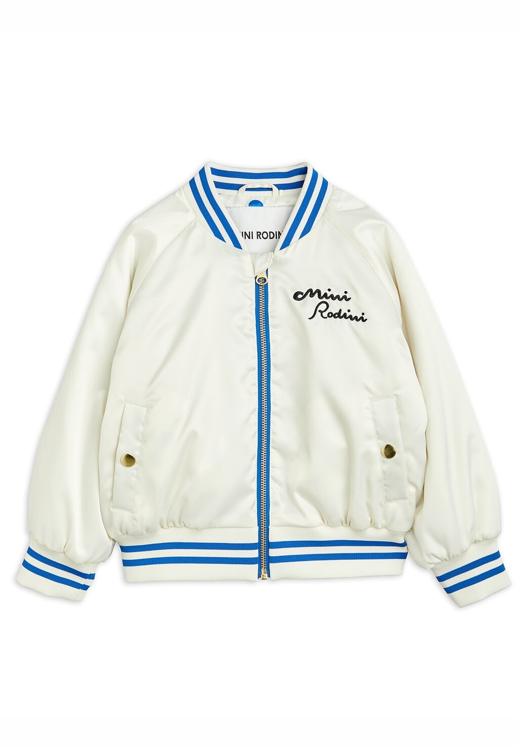 

Куртки-бомберы DOLPHINS BASEBALL JACKET UNISEX Mini Rodini, белый