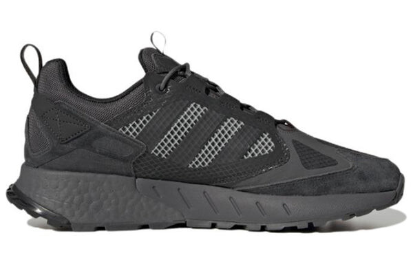 Кроссовки оригинал zx 1k boost 2.0 Adidas, черный — фото 2