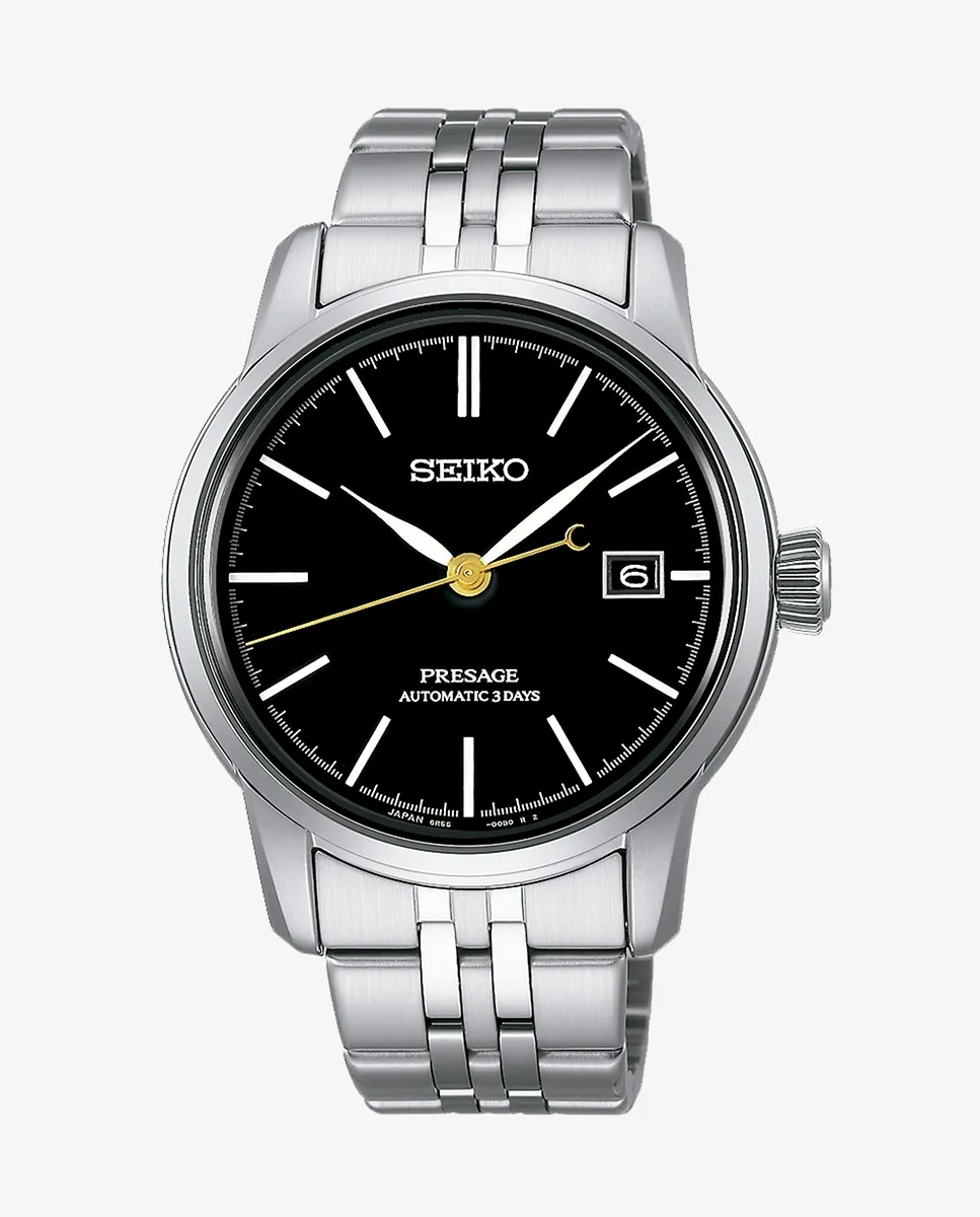 

Presage SPB405J1 Автоматические мужские часы из стали с серебряным ремешком Seiko, серебряный