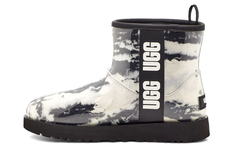Угги UGG Classic Clear Mini, черный/белый