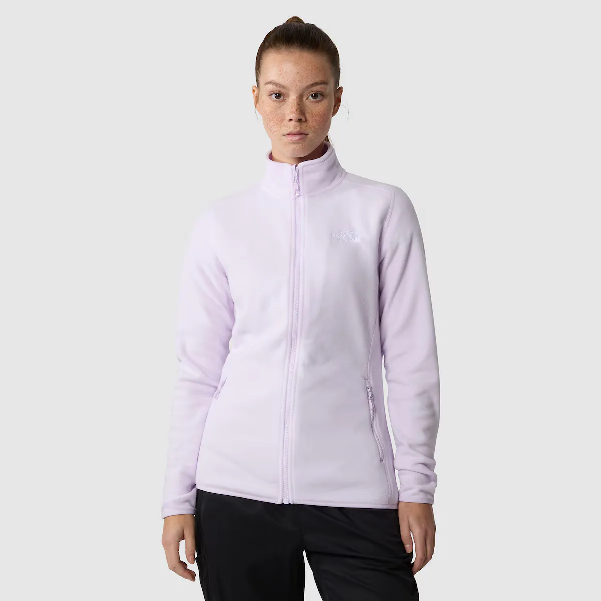 

Женская флисовая кофта Glacier 100 с застежкой-молнией The North Face, фиолетовый