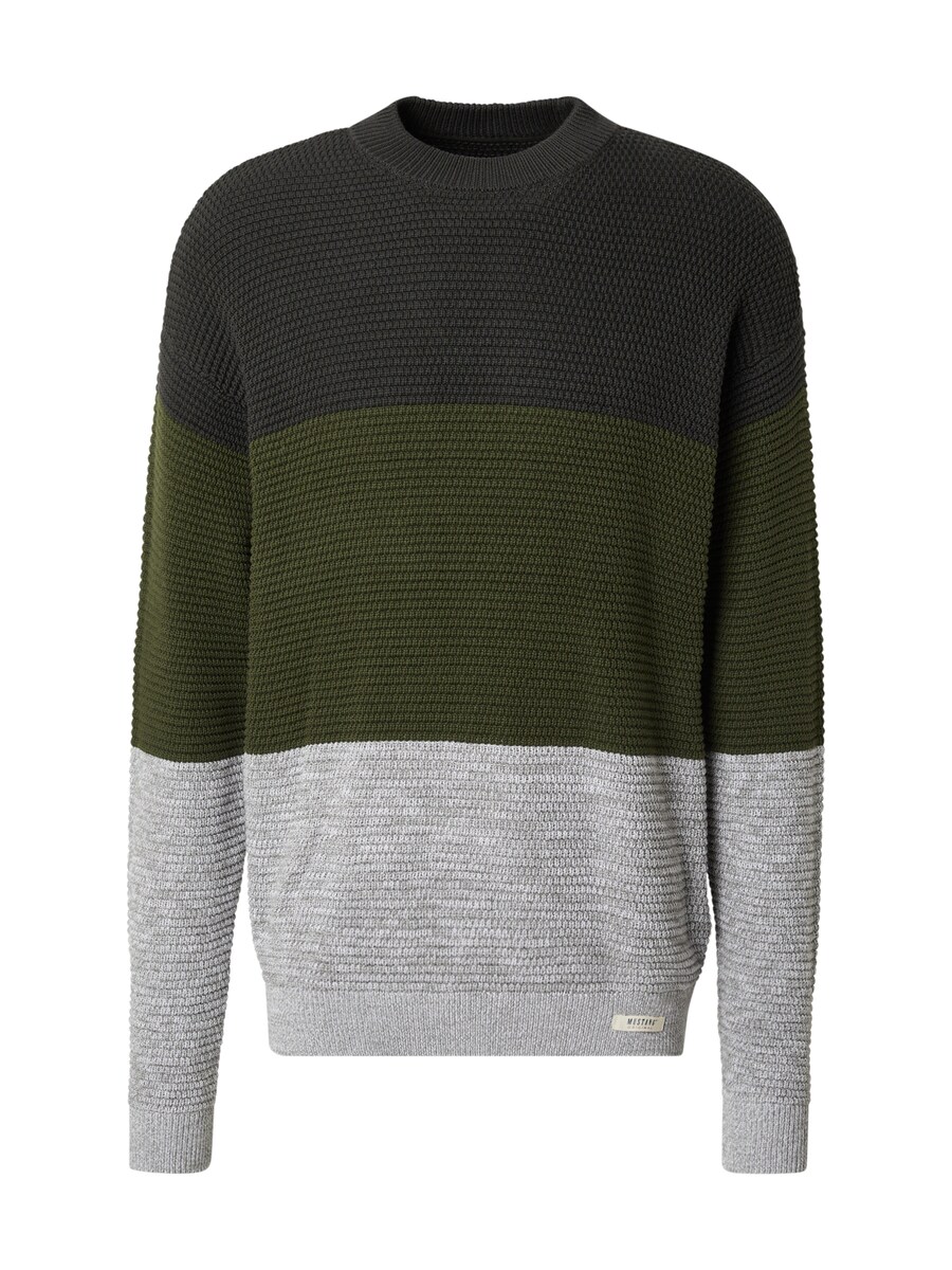 

Свитер MUSTANG Sweater EVESHAM, цвет light grey/dark grey