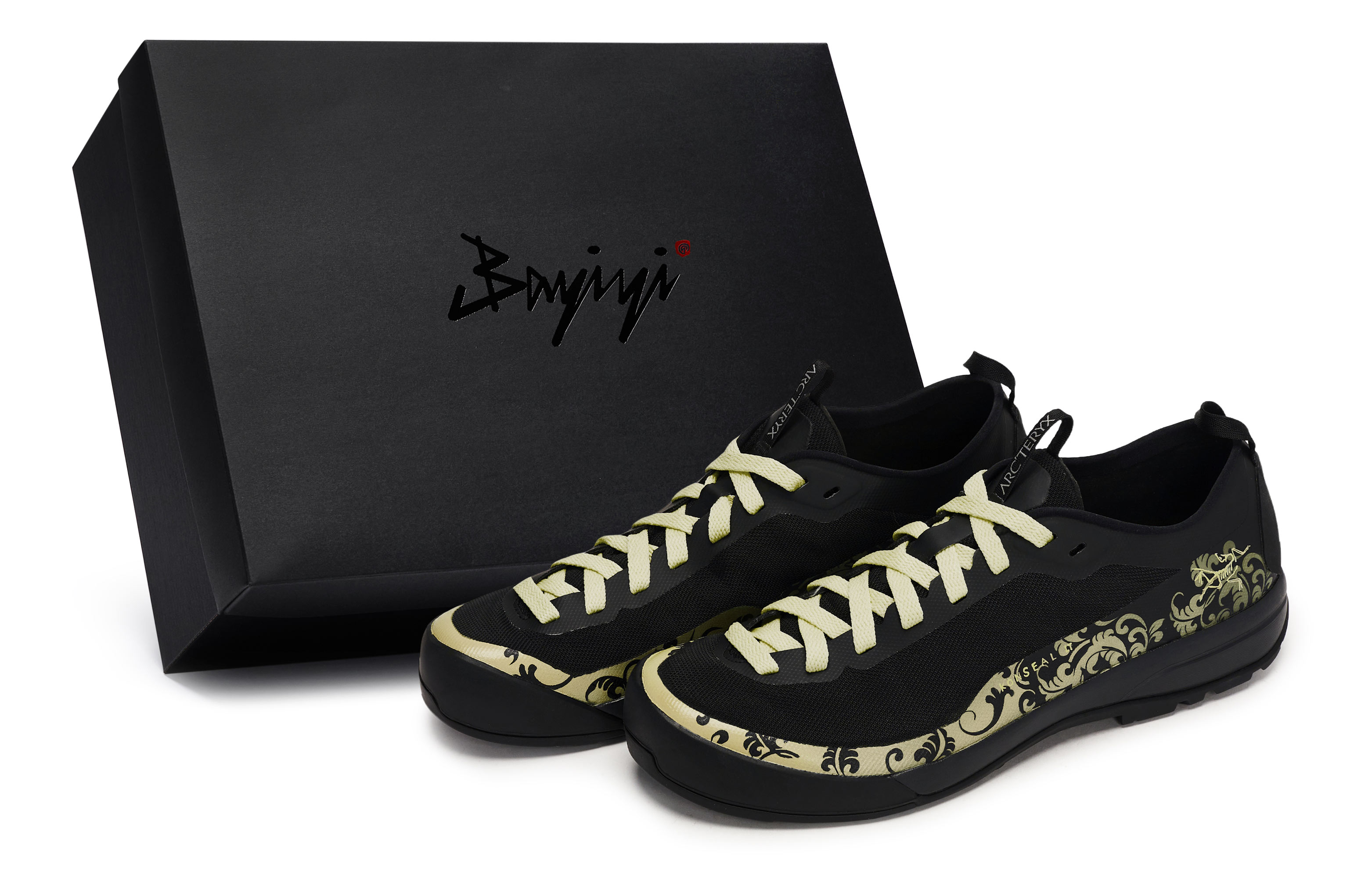 Кроссовки Konseal Lt Low Top унисекс, черно-желтые Arcteryx, Black Yellow