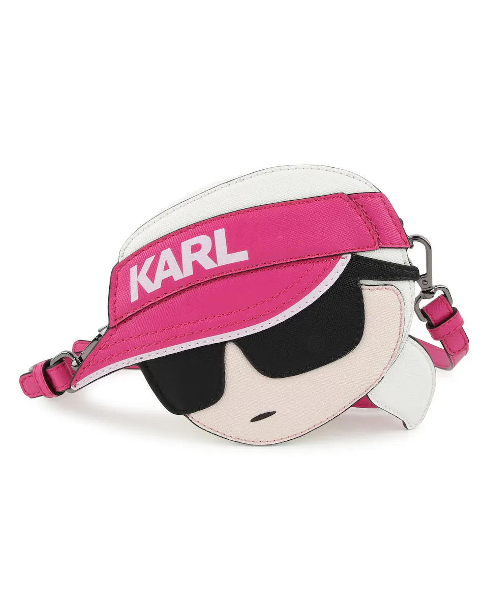 

Розовая сумка для девочки из полиуретана Karl Lagerfeld Kids, цвет Rosa
