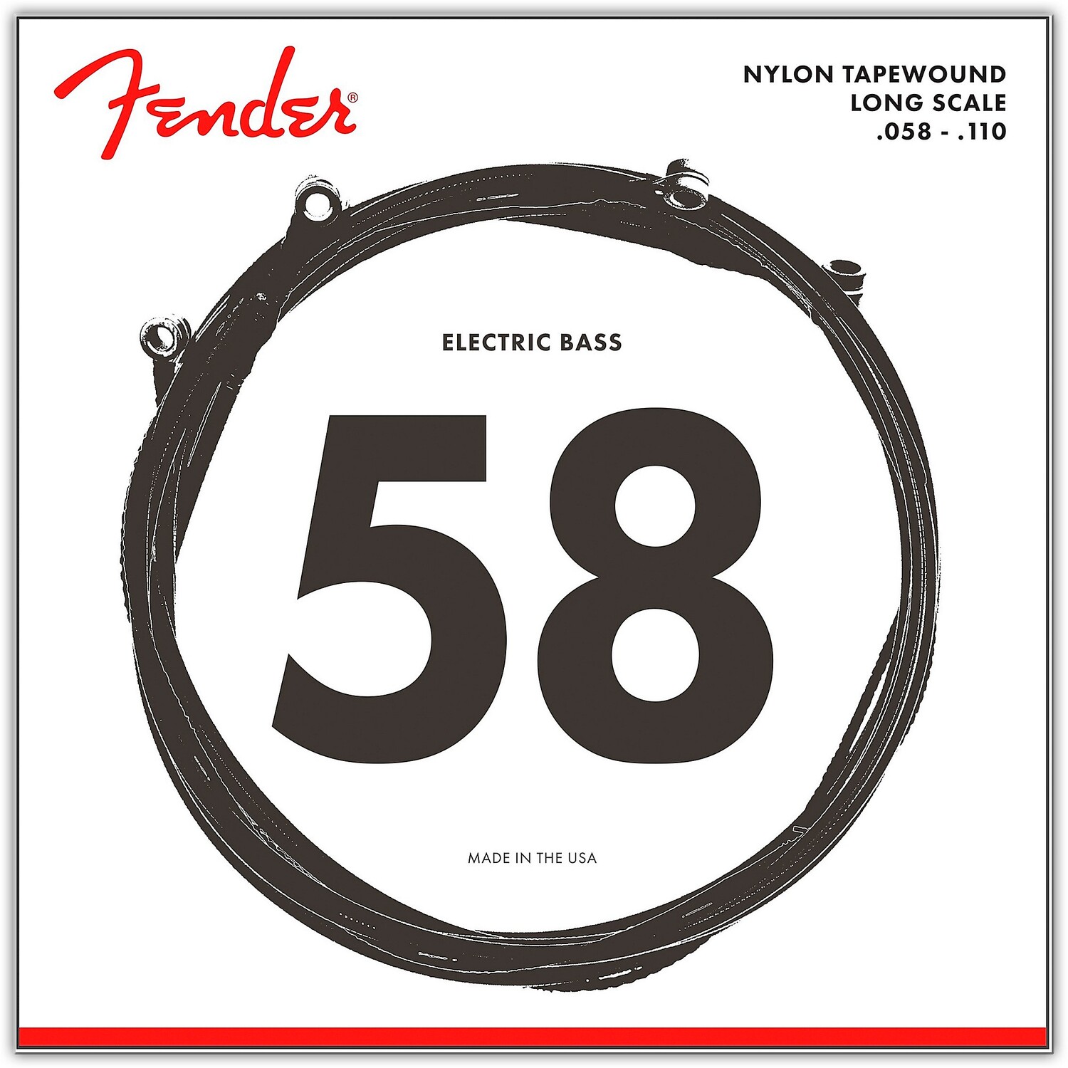 

Нейлоновые басовые струны Fender 9120 с ленточной обмоткой