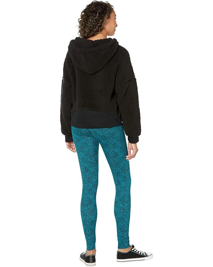 

Брюки DKNY Long Sleeve Hooded Top Leggings Set, цвет Teal Snake